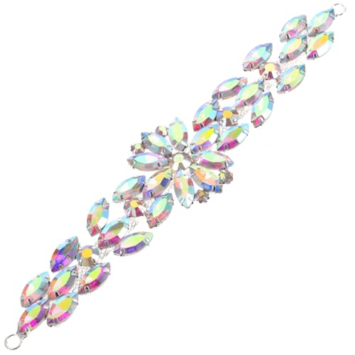 Healeved Strass Applikation Hochzeit Gürtel Glitzernde Braut Schärpe Taillendekoration für Brautkleider Schuhe Taschen Kleidungsstücke von Healeved