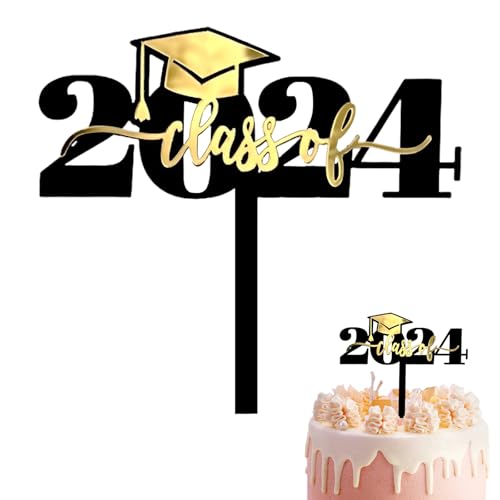 2024 Abschluss Tortendeko & Abschluss Deko - Schwarz | GRADUATION DEKO & ABI 2024 DEKO | Prüfung bestanden | Abschlussfeier Deko 2024 Abschluss Tortendeko & Abschluss Deko - Schwarz | GRADUATION DEKO & ABI 2024 DEKO | Prüfung bestanden | Abschlussfeier Deko von Healife