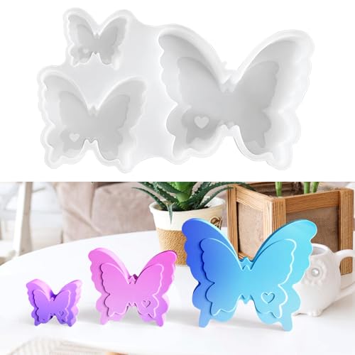 Healife Schmetterling Silikonform Set, 12x9 cm, 2 Stück, Gießformen für Gips und Kreativprojekte Healife Schmetterling Silikonform Set, 12x9 cm, 2 Stück, Gießformen für Gips und Kreativprojekte von Healife