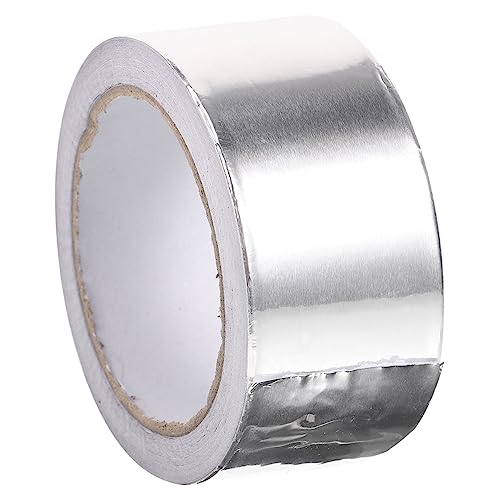 Healifty 1 Rolle Fangen Klebeband Klempnerarbeit Kühler Rohre Isoliert Zum Versiegeln Streifen Hochtemperaturband Reparaturband Für Schläuche Wärmeband Für Wasserleitungen Aluminiumfolie von Healifty