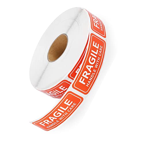 Healifty 1 Rolle Fragile Warning Sticker Selbstklebende Etiketten für Sichere Transporte Rolle für Verpackungen für Büro Healifty 1 Rolle Fragile Warning Sticker Selbstklebende Etiketten für Sichere Transporte Rolle für Verpackungen für Büro von Healifty