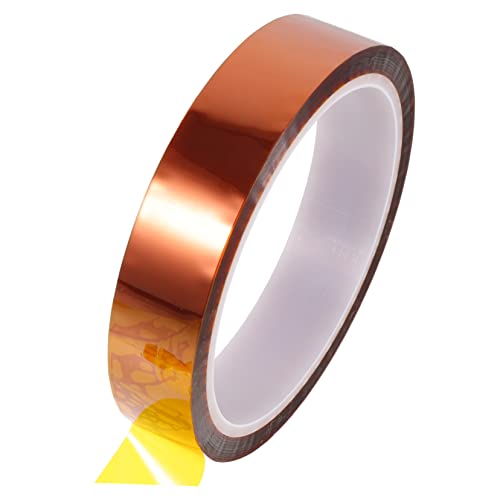 Healifty 1 Rolle Hochtemperaturbeständiges Klebeband für Wärmeübertragungsband Hitze Hochtemperaturband Lötband Schutzband thermisches Klebeband Polymerfolie aus Polyimid Healifty 1 Rolle Hochtemperaturbeständiges Klebeband für Wärmeübertragungsband Hitze Hochtemperaturband Lötband Schutzband thermisches Klebeband Polymerfolie aus Polyimid von Healifty