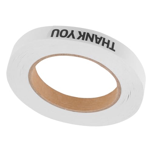 Healifty 1 Rolle Packband Aus Papier Runden Klebebänder Für Verpackungsbeutel Zum Verschließen Verpackungsklebeband Für Beutel Klebebänder Zum Abdichten Weiß von Healifty