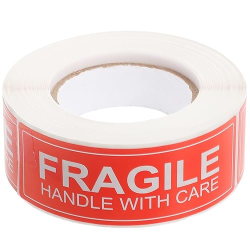 Healifty 1 Rolle selbstklebendes Etikett Etiketten Name Versandklebeband Zerbrechliche Warnaufkleber Zerbrechliches Versandetikett Selbstklebendes beschichtetes Papier Healifty 1 Rolle selbstklebendes Etikett Etiketten Name Versandklebeband Zerbrechliche Warnaufkleber Zerbrechliches Versandetikett Selbstklebendes beschichtetes Papier von Healifty