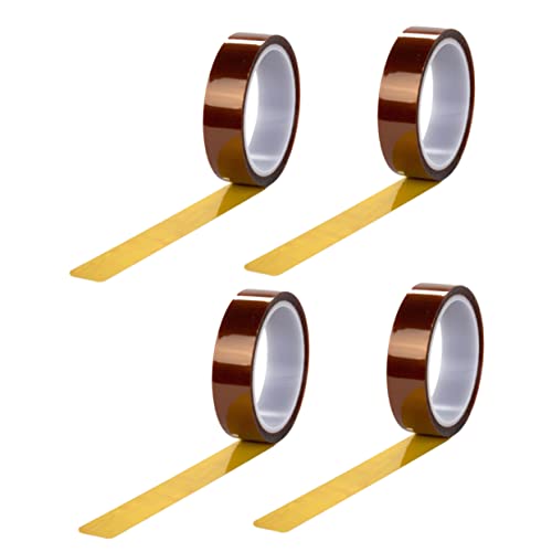 Healifty 1 Satz Doppelseitiges Hitzebeständiges Klebeband Stark Haftend Für Hochtemperaturanwendungen Isolierung Diy Projekte Einfach Anzuwenden Hinterlässt Rückstände 4rollen von Healifty