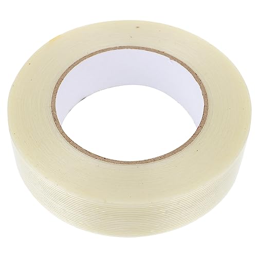 Healifty 1 Stück Faserband verstärktes Band Glasfaser-Packband Filament-Umreifungsband Packband klar starker Klebstoff starkes Klebeband Faserverpackungsband Faserklebebandpflaster Weiß Healifty 1 Stück Faserband verstärktes Band Glasfaser-Packband Filament-Umreifungsband Packband klar starker Klebstoff starkes Klebeband Faserverpackungsband Faserklebebandpflaster Weiß von Healifty