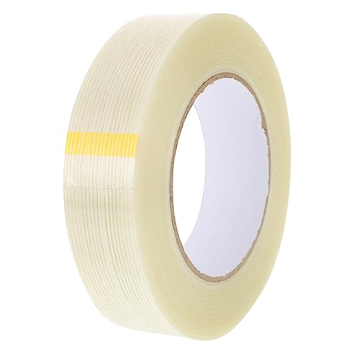 Healifty 1 Stück Glasfaserband Starker Klebstoff Streifen Mit Kleber Klebeband Glasfaser-packband Glasfasergewebeband Verpackungsband Löschen Packband Aus Filament Netzband Wickelband Weiß von Healifty
