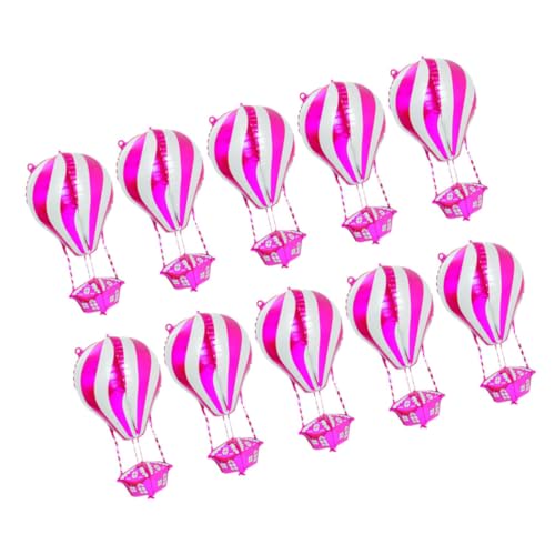 Healifty 10 Stück Aluminiumfolienballons – Heißluftballons, Foto-requisite, Partygeschenk Für Weihnachten, Hochzeit, Geburtstag, Babyparty-dekoration Healifty 10 Stück Aluminiumfolienballons – Heißluftballons, Foto-requisite, Partygeschenk Für Weihnachten, Hochzeit, Geburtstag, Babyparty-dekoration von Healifty