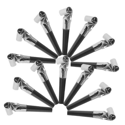 Healifty 100 Stück Party Blowouts Geräuschmacher Lustige Geburtstags Tröten für Feiern Neujahrs Events Hochzeiten und Einzigartiges Design für Unvergessliche Partystimmung von Healifty