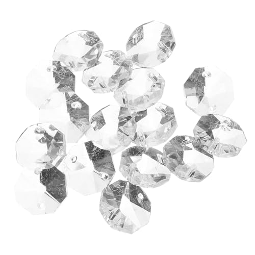 Healifty 100Stücke Klare Glasperlen Perlenvorhang für DIY Dekoration Vielseitige Anhänger für Hochzeiten und Bastelprojekte Healifty 100Stücke Klare Glasperlen Perlenvorhang für DIY Dekoration Vielseitige Anhänger für Hochzeiten und Bastelprojekte von Healifty