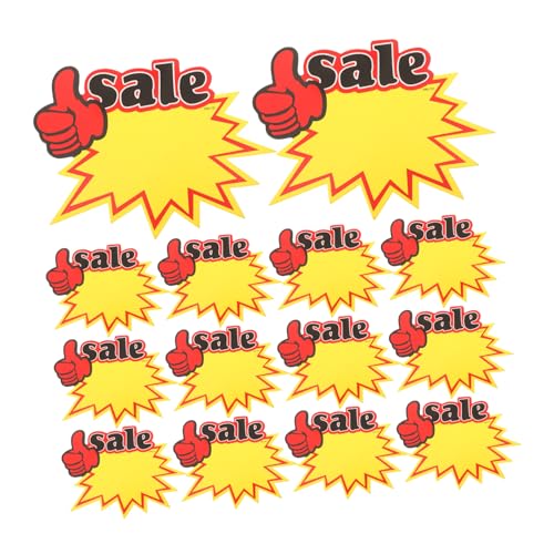 Healifty 100pcs Sterngeformte Schilder Neon Schilder Für Einzelhandel Garagen Verkauf von Healifty