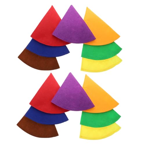 Healifty 14 Stück Party Hüte Bunte Filz Hüte für Weihnachten Karneval und Kostümpartys Dwarf Gnome Kostüm Zubehör Passform für Altersgruppen Healifty 14 Stück Party Hüte Bunte Filz Hüte für Weihnachten Karneval und Kostümpartys Dwarf Gnome Kostüm Zubehör Passform für Altersgruppen von Healifty