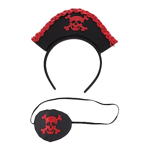 Healifty 1Satz Piraten Cosplay Requisiten mit Haarband und Totenkopfmaske für Halloween Party Hochwertige Bequeme für Rollenspiele und Themenveranstaltungen Healifty 1Satz Piraten Cosplay Requisiten mit Haarband und Totenkopfmaske für Halloween Party Hochwertige Bequeme für Rollenspiele und Themenveranstaltungen von Healifty