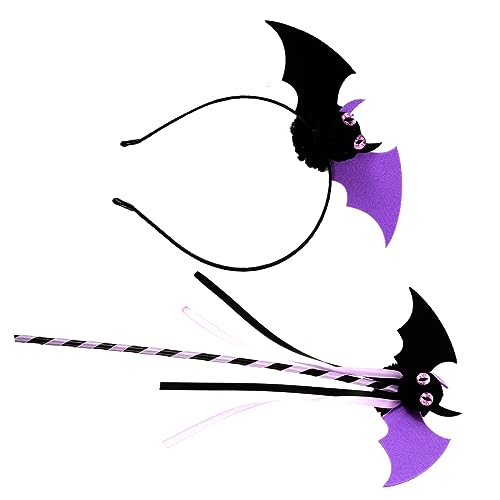 Healifty 1satz Fledermaus Haarreif Set Mit Zauberstab Teiliges Halloween Kostüm Zubehör Für Cosplay Partys Und Feste Für Kreative Auftritte Und Feiern Healifty 1satz Fledermaus Haarreif Set Mit Zauberstab Teiliges Halloween Kostüm Zubehör Für Cosplay Partys Und Feste Für Kreative Auftritte Und Feiern von Healifty