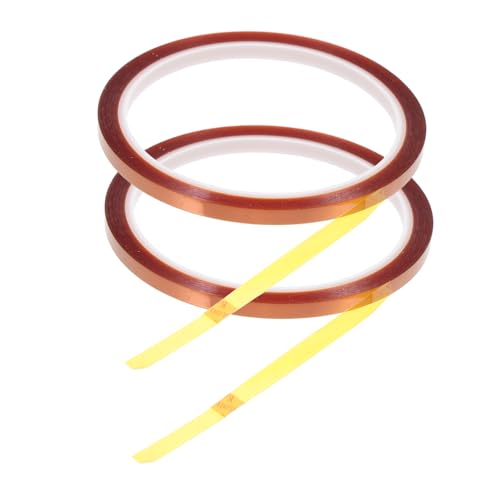 Healifty 2 Rollen Sublimationsband Hitzebeständiges Klebeband für Thermotransfer Stark Haftend für Elektronik DIY Projekte Temperaturbeständig Rückstandsfrei Healifty 2 Rollen Sublimationsband Hitzebeständiges Klebeband für Thermotransfer Stark Haftend für Elektronik DIY Projekte Temperaturbeständig Rückstandsfrei von Healifty