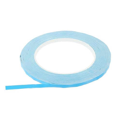 Healifty 2 Rollen Wärmeleitfähiges doppelseitiges Klebeband doppelt einseitig dünn Hitzebeständige doppelseitige Aufkleber Zwei Seitenstreifen Schwere Duty Thermoband Ballaststoff Blau Healifty 2 Rollen Wärmeleitfähiges doppelseitiges Klebeband doppelt einseitig dünn Hitzebeständige doppelseitige Aufkleber Zwei Seitenstreifen Schwere Duty Thermoband Ballaststoff Blau von Healifty