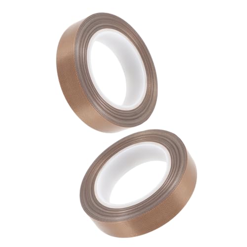 Healifty 2 Rollen hitzebeständiges Klebeband Reparaturklebeband Versiegelung entlüften Folienband Spender Tür dichtungsbänder dichtungsband ptfe tape Vakuumierband PTFE-Band für Vakuumierer Healifty 2 Rollen hitzebeständiges Klebeband Reparaturklebeband Versiegelung entlüften Folienband Spender Tür dichtungsbänder dichtungsband ptfe tape Vakuumierband PTFE-Band für Vakuumierer von Healifty