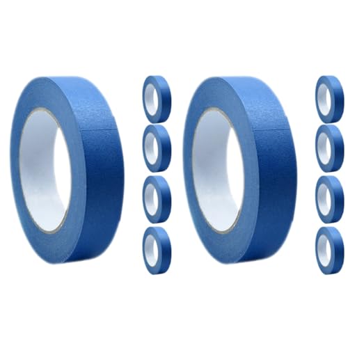 Healifty 2 Sätze Auto-klebeband Breit Uv Malerband Klebeband Dekorieren Verpackung Led Lieferungen Von Autolacken Auto -lackband Dünnes Klebeband Farbband Blue 5 Rollen * 2 von Healifty