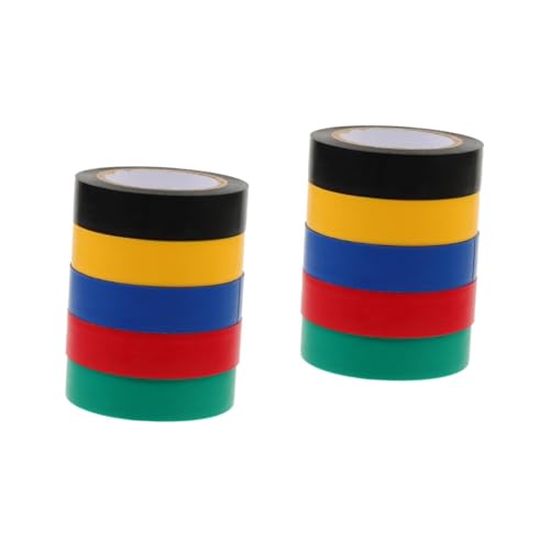 Healifty 2 Sätze Isolierband Starkes Klebeband Buntes Klebeband Elektrische Reparaturband Kabelklebeband Multi Streifen Hochtemperatur-elektroband Farben Von Isolierbändern Pvc 5 Rollen * 2 Healifty 2 Sätze Isolierband Starkes Klebeband Buntes Klebeband Elektrische Reparaturband Kabelklebeband Multi Streifen Hochtemperatur-elektroband Farben Von Isolierbändern Pvc 5 Rollen * 2 von Healifty