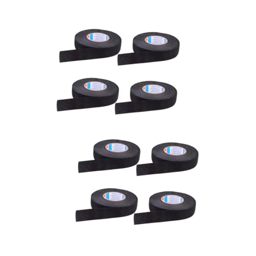 Healifty 2 Sätze Kfz -elektriker -klebeband Wickeln Schwarz Kfz -kabel Automobil Drahtabdeckung Schutz Elektrodraht Verpackung Auto-drahtband Vinylband Polyester-vliesstoff 4 Stücke * 2 von Healifty