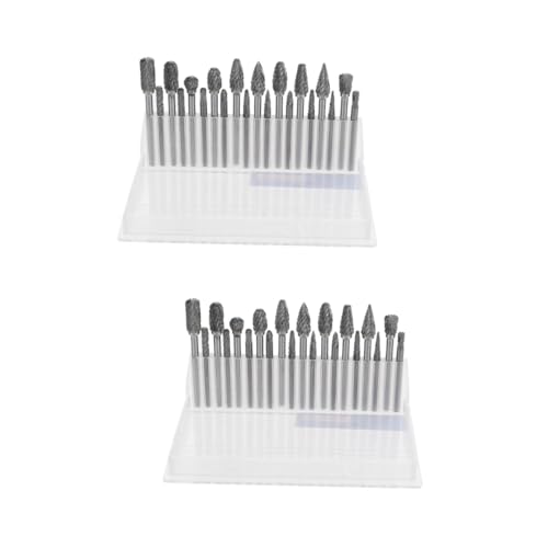 Healifty 2 Sätze Rotary File Bits Teiliges Wolframcarbid Fräser für Präzises Polieren und Gravieren für Hochhaltbar und Anwendung Healifty 2 Sätze Rotary File Bits Teiliges Wolframcarbid Fräser für Präzises Polieren und Gravieren für Hochhaltbar und Anwendung von Healifty