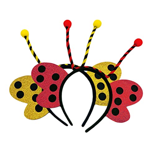 Healifty 2 Stück Cartoon Haarband für Teiliges Kopfband mit Schmetterling und Gelber Biene Accessoire für Partys und Fotos Süßes Haar Accessoire für Mädchen von Healifty