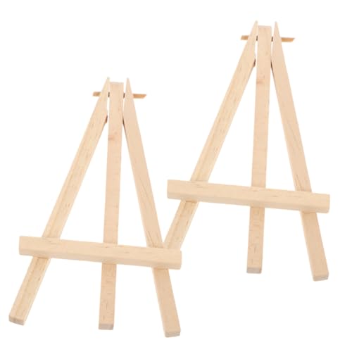 Healifty 2 Stück Mini Holz Staffelei Verstellbare Tischstaffelei für Karten und Fotos und Leicht für Home Office und Kreative Displays Healifty 2 Stück Mini Holz Staffelei Verstellbare Tischstaffelei für Karten und Fotos und Leicht für Home Office und Kreative Displays von Healifty