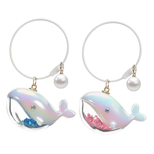 Healifty 2 Stück Niedliche Meerestier Schlüsselringe Accessoires für Strandpartys und Nautische Events von Healifty