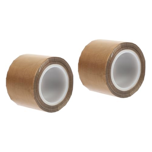 Healifty 2 Stück hitzebeständiges Klebeband im Freien Klebeband für Vinylverpackung Tuch Wärmeband hitzebeständiges Isolierband Hitzebeständiges Transferband Glasfasergewebe von Healifty