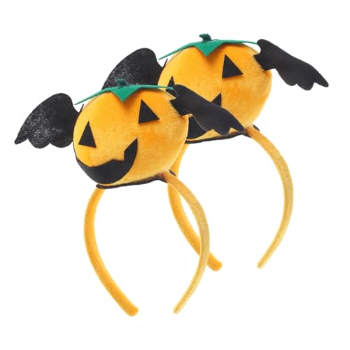 Healifty 2Stücke Halloween Kürbis Stirnband Dekorative Cosplay Kopfbedeckung Für Kostümpartys Und Festlichkeiten Für Erwachsene Langlebig Und Vielseitig Einsetzbar von Healifty
