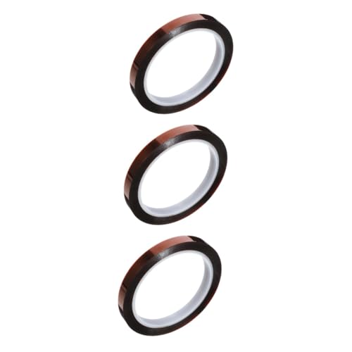 Healifty 3 Rollen Hitzebeständiges Klebeband Streifen Hochtemperaturband Wärmeübertragungsband Für Sublimation Sublimationsband Wärmeband Klebeband Für Die Elektronik Thermoband Pi-polyimid Healifty 3 Rollen Hitzebeständiges Klebeband Streifen Hochtemperaturband Wärmeübertragungsband Für Sublimation Sublimationsband Wärmeband Klebeband Für Die Elektronik Thermoband Pi-polyimid von Healifty