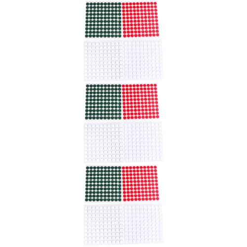 Healifty 3 Sätze Doppelseitiges Klebeband Streifen Doppelt Aufkleber Doppelseitiger Kleber 8 Blätter * 3 von Healifty