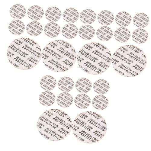 Healifty 3 Sätze Flaschenverschlussdichtung Deckel Dichtungskappenliner Wasserflaschen Mason Schüttgut Glasdichtungen Verschlusskappe Druckempfindliche Folie 300 Stück * 3 von Healifty