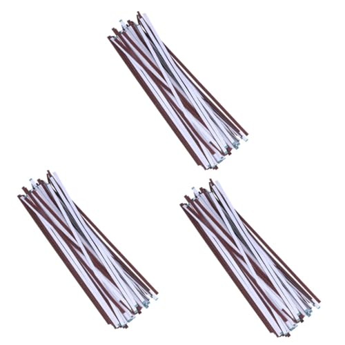 Healifty 3 Sätze Schleifpapiervertrag Schleifstreifen Selbstklebendes Schleifpapier 100 Stück * 3 von Healifty