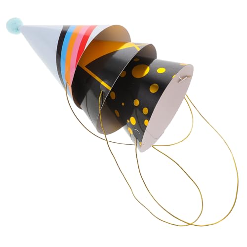 Healifty 3 Stück Teiliges Goldene Geburtstags Hüte für Papierhüte mit Pompons für Erste Geburtstagsfeiern und Kinderpartys für Verschiedene Themen und Anlässe Healifty 3 Stück Teiliges Goldene Geburtstags Hüte für Papierhüte mit Pompons für Erste Geburtstagsfeiern und Kinderpartys für Verschiedene Themen und Anlässe von Healifty