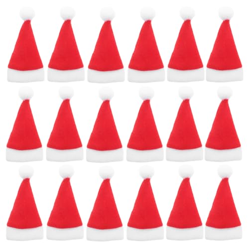 Healifty 30 Stück kleine Weihnachtsmützen: Kompakte Besteckbeutel – Mini-Weihnachtsmützen-Dekoration – Rustikales -Bastelprojekt – Lutscherkappen Healifty 30 Stück kleine Weihnachtsmützen: Kompakte Besteckbeutel – Mini-Weihnachtsmützen-Dekoration – Rustikales -Bastelprojekt – Lutscherkappen von Healifty