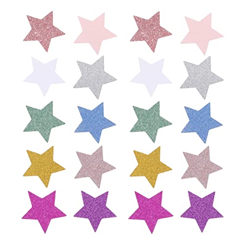 Healifty 300 Stück Stern Konfetti Tischdekoration für Partys Hochzeiten und Diy Bastelprojekte Gemischte Farben und Leicht und Vielseitig Einsetzbar von Healifty