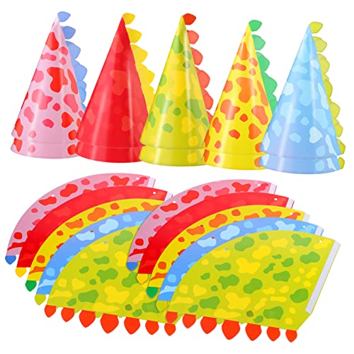 Healifty 30Stücke Kindergeburtstag Hüte Im Design Partyhüte Für Jungen Für Geburtstagsfeiern Und Festlichkeiten Mit Elastischen Bändern Für Sicheren von Healifty