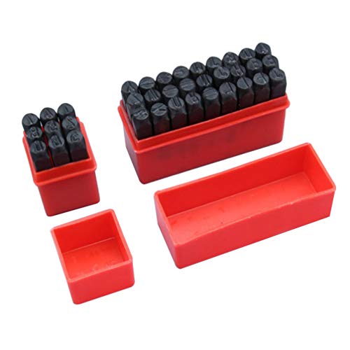 Healifty 36 Stück Karbonstahl Zahlen und Buchstaben Alphabet Stempel Set Siegelstempel DIY Metall Stamping Werkzeug 8 mm 4 mm siehe abbildung Healifty 36 Stück Karbonstahl Zahlen und Buchstaben Alphabet Stempel Set Siegelstempel DIY Metall Stamping Werkzeug 8 mm 4 mm siehe abbildung von Healifty