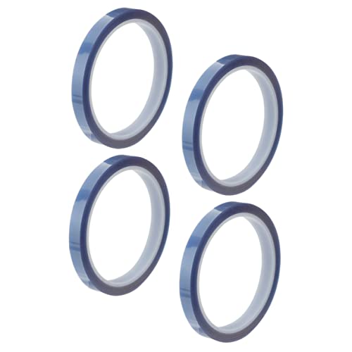 Healifty 4 Rollen Hitzebeständiges Klebeband Hochtemperatur Sublimationsband für Druck für Tassen Flaschen DIY Projekte Rückstandsfrei Hohe Isolation von Healifty