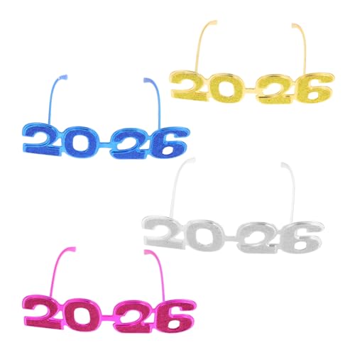 Healifty 4 Stück Glitter Brillen für Neujahr Abschlussfeiern und Geburtstagsfeiern Spaßige Foto Requisiten für Erwachsene für Unvergessliche Healifty 4 Stück Glitter Brillen für Neujahr Abschlussfeiern und Geburtstagsfeiern Spaßige Foto Requisiten für Erwachsene für Unvergessliche von Healifty