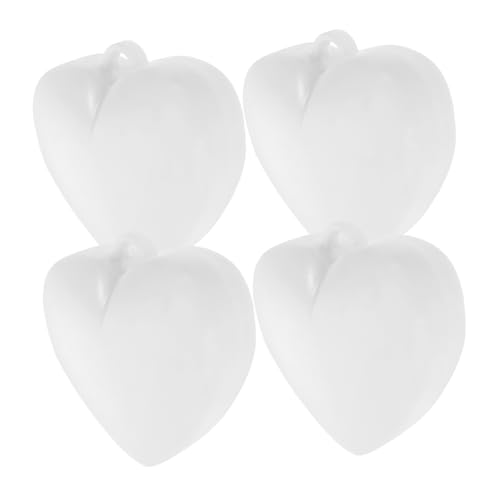 Healifty 4 Stück Herzförmige Ballonbeschwerer Robuste Dekorative Pendants für Hochzeiten Shower und Geburtstagsfeiern Wiederverwendbare Gewichte aus Resin für Tischdekoration von Healifty