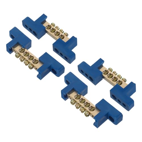 Healifty 4 Stück Kupfer Klemmen für Verbesserte Erdungsleistung Optimierte Verteilung für Stromverteilungsboxen Sicheres und Zuverlässiges Elektrisches System von Healifty