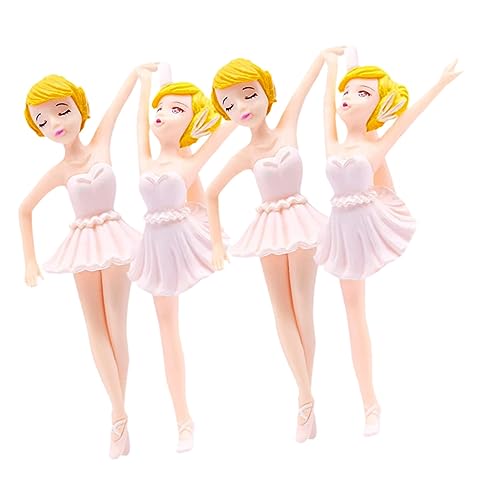 Healifty 4Stücke Ballerina Muffin Topper Teiliges Mädchenfigur Für Kuchen Und Cupcakes Tortendeko Für Kindergeburtstag Und Feierlichkeiten Hochwertige Ballett Healifty 4Stücke Ballerina Muffin Topper Teiliges Mädchenfigur Für Kuchen Und Cupcakes Tortendeko Für Kindergeburtstag Und Feierlichkeiten Hochwertige Ballett von Healifty