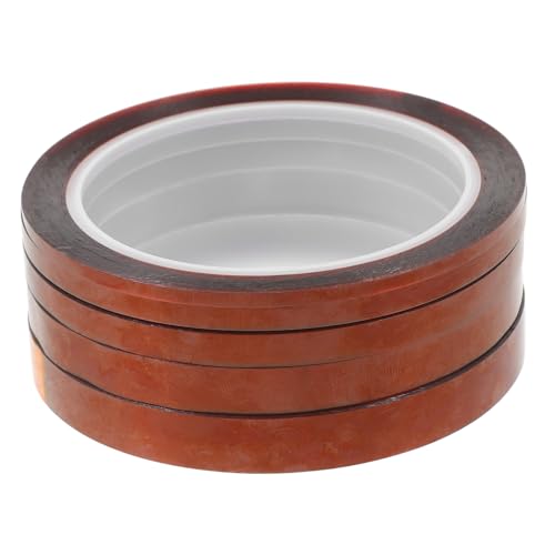 Healifty 5 Rollen Hitzebeständiges Klebeband Wärmeband Hochtemperaturband Wärmeübertragungsband Für Sublimation Elektronik-druckband Klebebänder Für Elektronikplatinen Sublimationsband Pp von Healifty