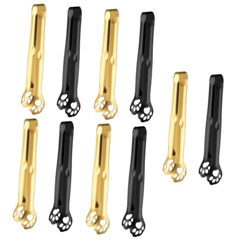 Healifty 5 Sätze Lebensmittelzange Aus Edelstahl Clips Für Lebensmittelbeutel Platte Teebeutelpresse Aus Edelstahl Süße Kugel Pinzette Zange Handtuchhalter Sieb Rostfreier Stahl 2 Stück * 5 von Healifty