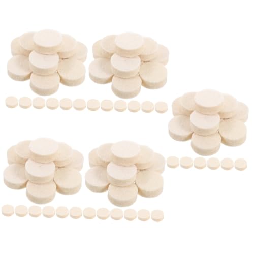 Healifty 5 Sätze Nagellack-set Pufferradrechen Wolfram Mini-bohrer Drehwerkzeug Nagelgele Nail Foil Nagelhautcreme Polierpolster Polierpads Aus Wolle Weiß 100 Stück * 5 von Healifty