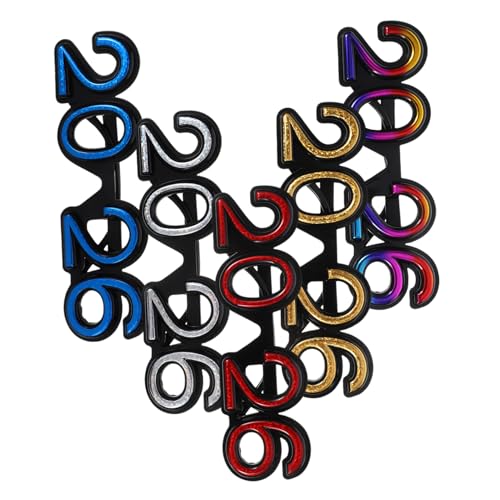 Healifty 5 Stück Dekorationsgläser für Jahr glitzernde frohe Neujahrsbrille Neujahrsware lustige brillen Neujahrsfeierbrille Silvesterpartybrille Neue Partybrille Stk Healifty 5 Stück Dekorationsgläser für Jahr glitzernde frohe Neujahrsbrille Neujahrsware lustige brillen Neujahrsfeierbrille Silvesterpartybrille Neue Partybrille Stk von Healifty