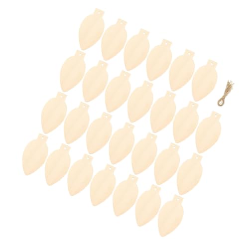 Healifty 50 Stück Unfertige Holzscheiben Glühbirnenform für Diy Weihnachtsdekoration Holzschnitt für Kreative Bastelprojekte und Geschenkanhänger Healifty 50 Stück Unfertige Holzscheiben Glühbirnenform für Diy Weihnachtsdekoration Holzschnitt für Kreative Bastelprojekte und Geschenkanhänger von Healifty