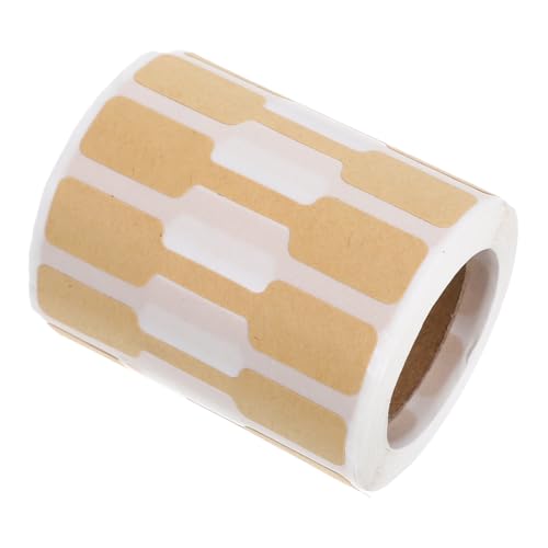 Healifty 500 Stück Selbstklebende Leere Etiketten aus Kraftpapier für Armband Ring Halskette für Präsentation Khaki Healifty 500 Stück Selbstklebende Leere Etiketten aus Kraftpapier für Armband Ring Halskette für Präsentation Khaki von Healifty